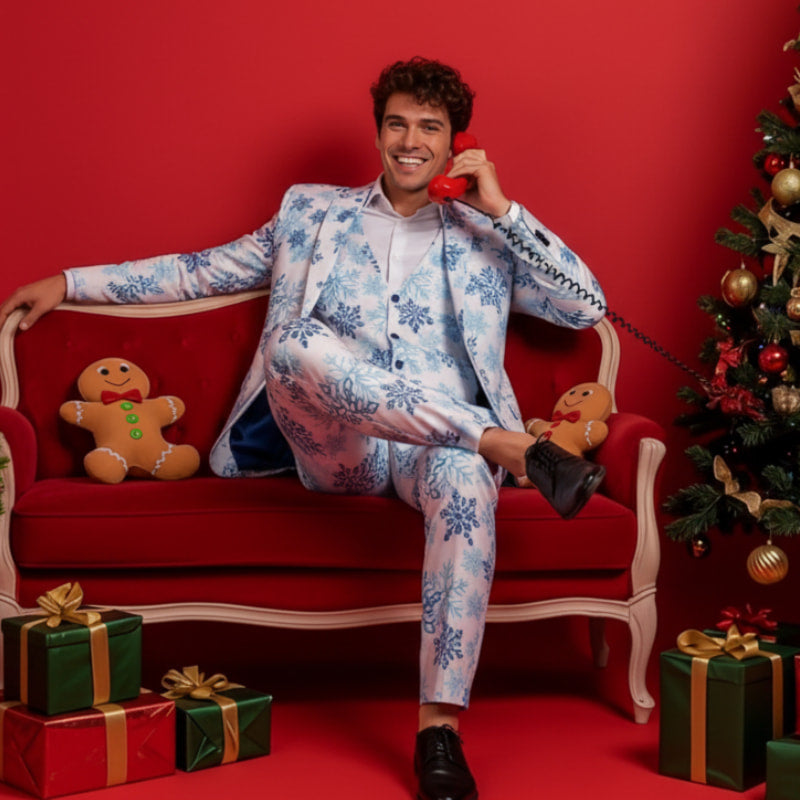 Christmas Element Printed Suits