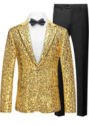 Metallic Gold Sequin Suit