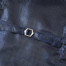 Plaid Navy Suit details - 5