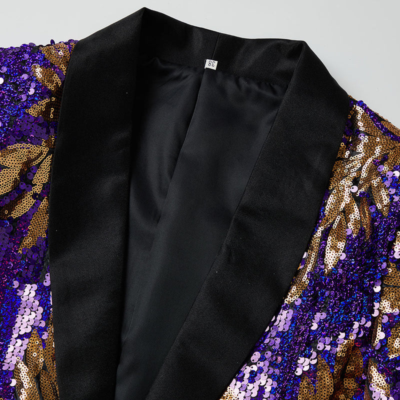 purple and gold tuxedo details - 3