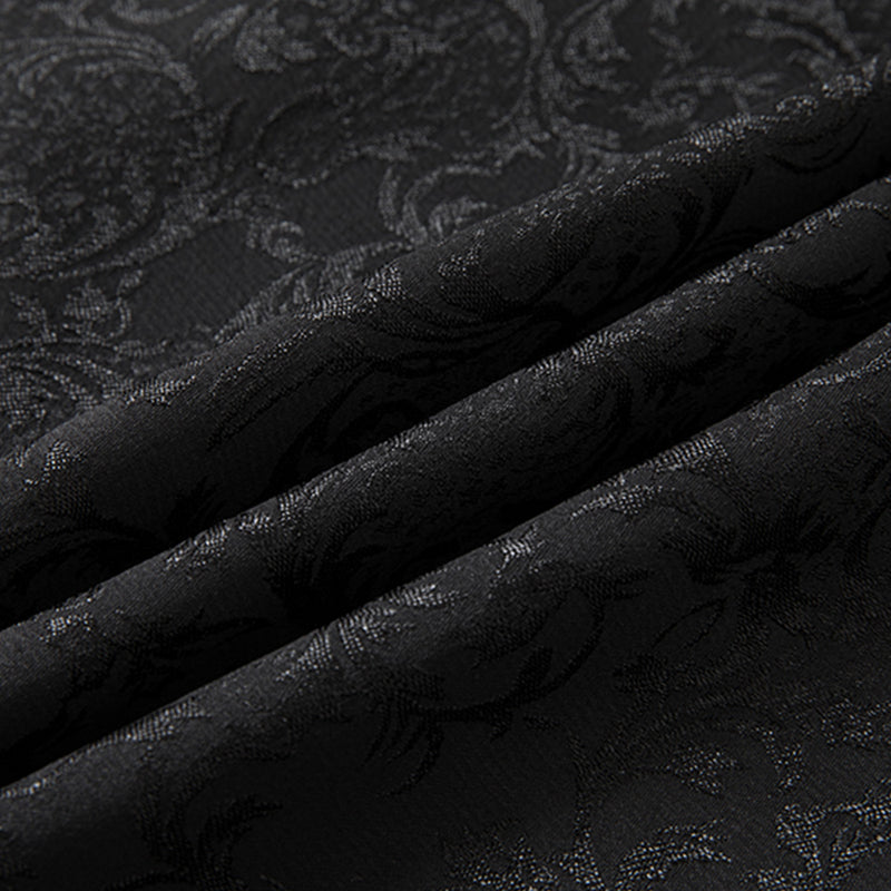 Damask Black Suit fabric