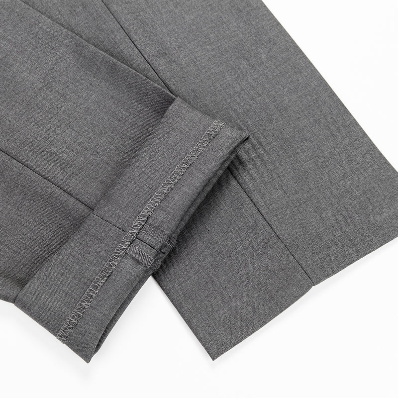 gray casual suit pants - 3