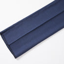 Traje azul marino a cuadros de tres piezas con un botón para hombre