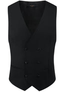 Black 3-Piece Tuxedo Set Vest