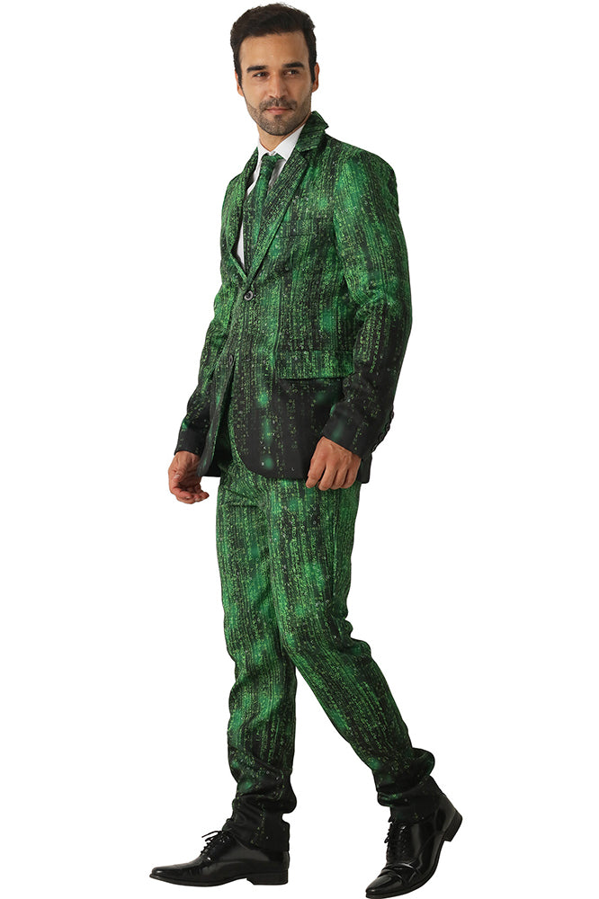 Green Eraspooky Party Suit - 1