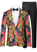 watermelon red suit jacket