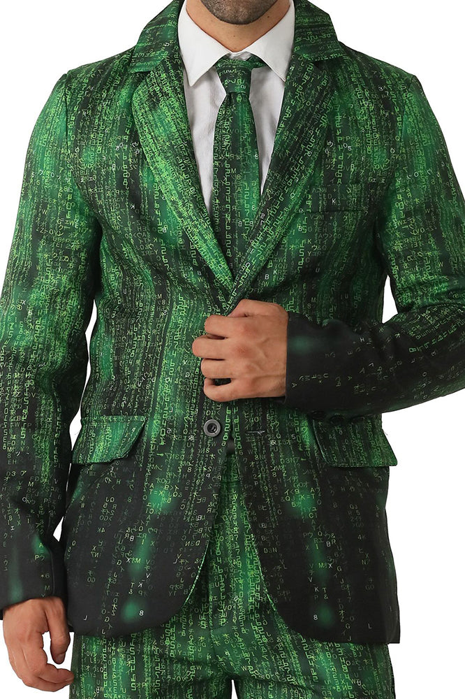 Green Eraspooky Party Suit details