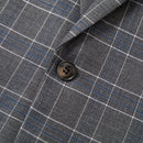 Plaid Grey Suit details - 2