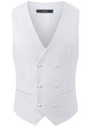 White 3-Piece Tuxedo Set Vest