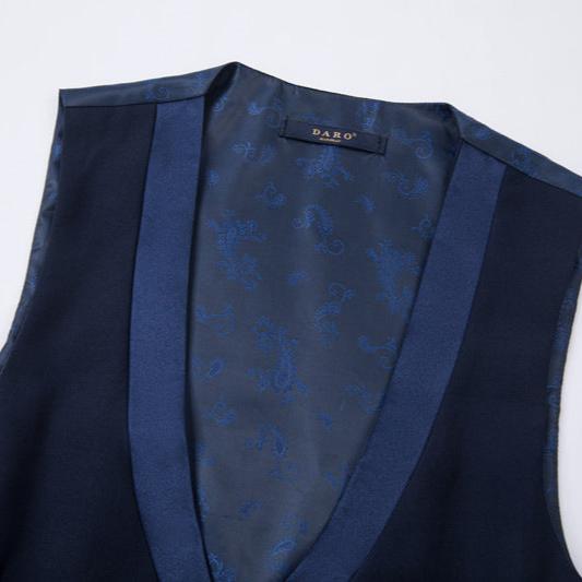 Wedding Dark Blue Tuxedo vest - 2