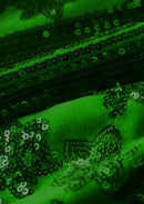 starry green sequin tuxedo