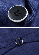 Navy Subtile Plaid Suit