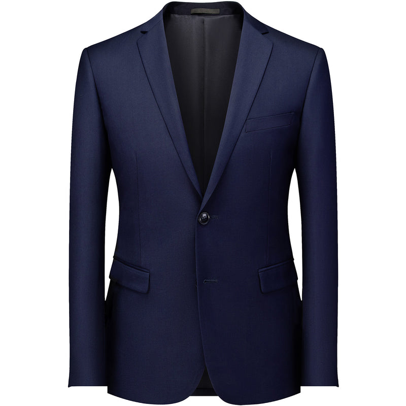navy casual suit - 3