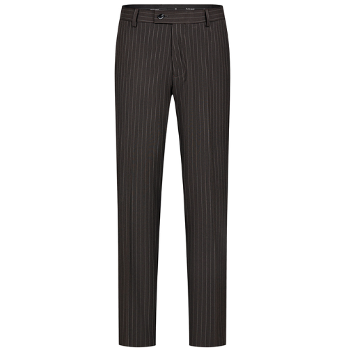 Striped Dark Brown Suit pants