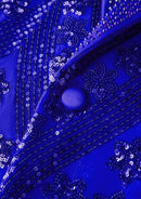 starry navy sequin tuxedo