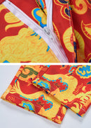 Spring Festival Dragon Print suit