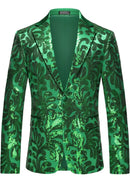 Paisley Green Sequin Suit