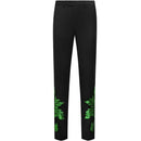 【Seleccione la talla de pantalón para el conjunto】Pantalón con bordado de hojas verdes y lentejuelas para hombre