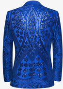 starry navy sequin tuxedo