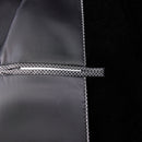 Costume homme à sequins et cachemire vert et noir