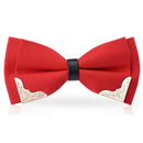 Men's Metal Gold Bow Ties