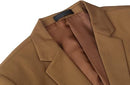 Men's Slim Fit Classic One Button Brown Blazer