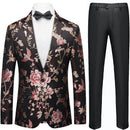 Embroidery Black Suit