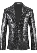 Paisley Black Sequin Suit
