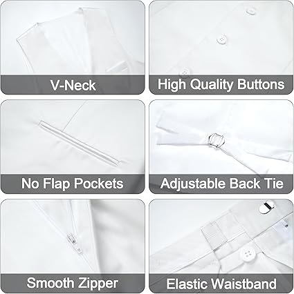 Men's Slim Fit Classic One Button White Blazer