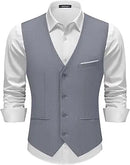 Costume d'affaires blanc trois pièces à un bouton pour homme