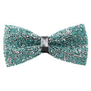 Pajaritas verdes con diamantes de imitación para hombre con longitud ajustable