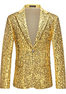 Metallic Gold Sequin Suit