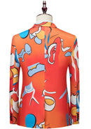 Orange Graffiti Suit