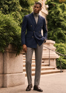 Slim Fit Midnight Navy Double-Breasted Suit (2-Piece)