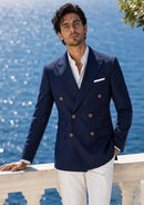 Slim Fit Midnight Navy Double-Breasted Suit (2-Piece)
