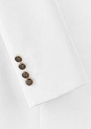 Pristine White Double-Breasted Suit (2-Piece)