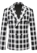 Black And White Plaid Jacket