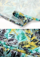 Men's Short Sleeve Hawaiian Shirt Wrinkle-free and Breathable Fresh Green