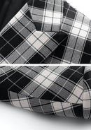 Black And White Plaid Jacket