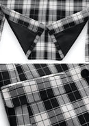 Black And White Plaid Jacket