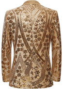 Golden Luxury Tuxedo Back