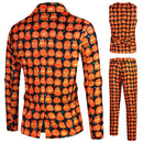 Pumpkin Pattern Suit back