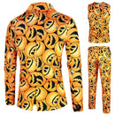 Pumpkin Pattern Suit back