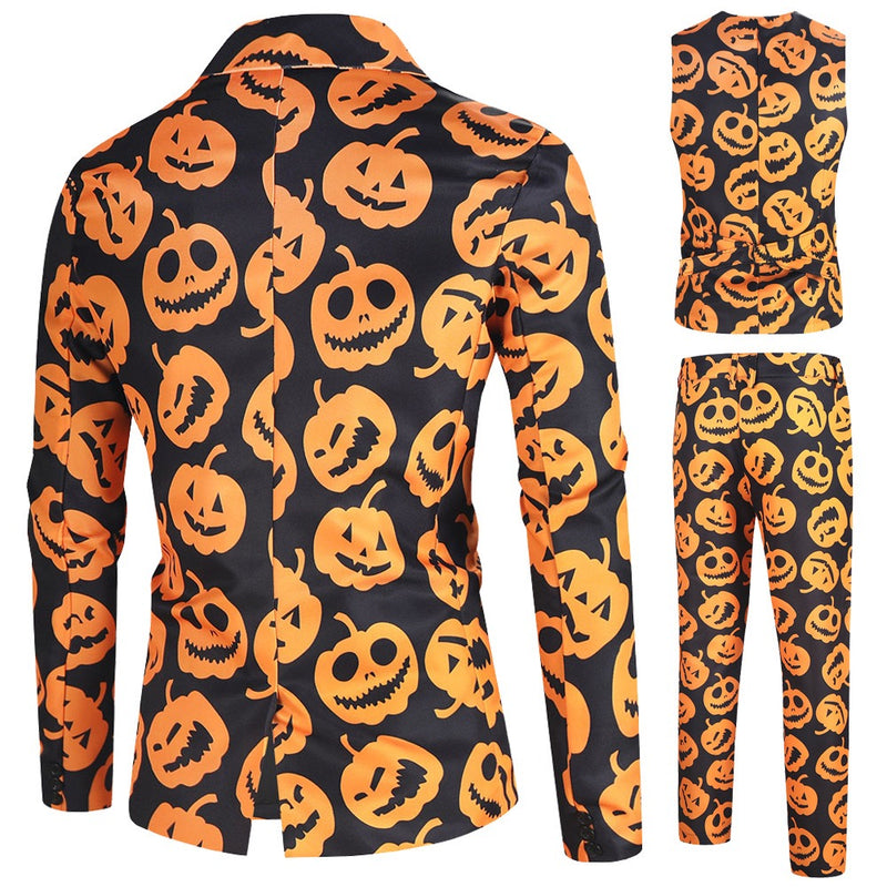 Pumpkin Pattern Suit back