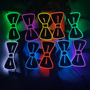 Pajarita LED esencial para fiestas de hombres