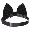 Pajarita de terciopelo extragrande preatada para hombre