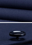 Costume de marié classique 3 pièces bleu marine pour homme