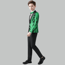 green branch boy's black tuxedo - 2