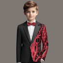 red branch boy's black tuxedo - 2