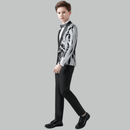 silver branch boy's black tuxedo - 3